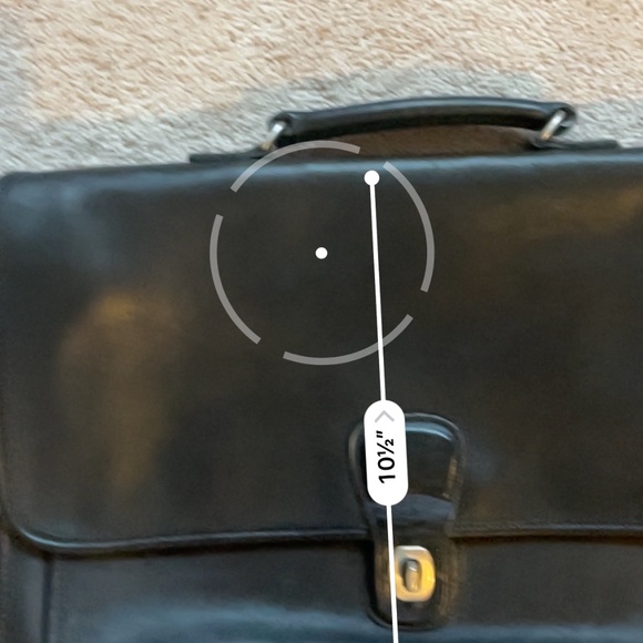 VINTAGE COACH Metropolitan Briefcase Size: 15" (L) x 10" (H) x 3" - Picture 2 of 9